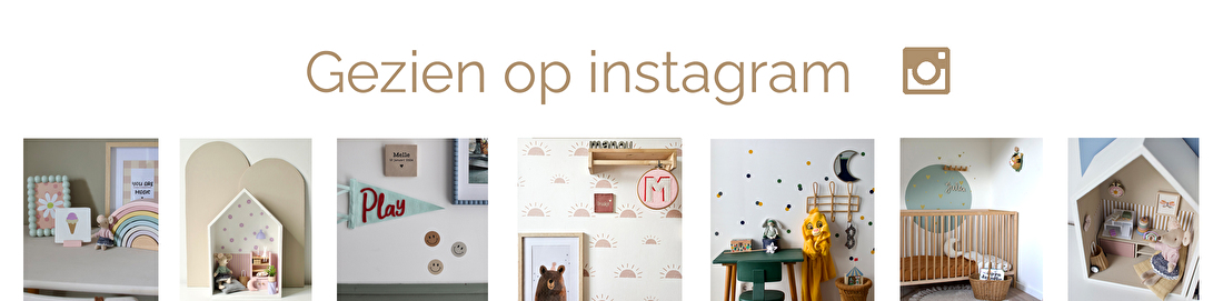 Volg Moonwalk Teddybear op Instagram voor meer inspiratie voor de babykamer, kinderkamer of het poppenhuis