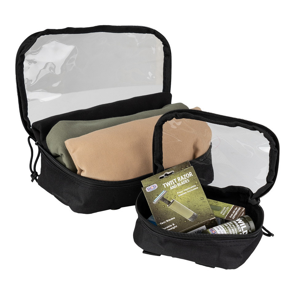 MOLLE Organizers set 3pcs transparant