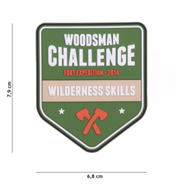 Embleem PVC Woodsman Challenge