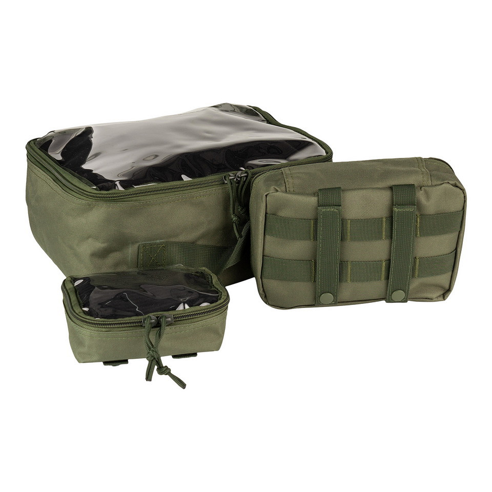 MOLLE Organizers set 3pcs transparant
