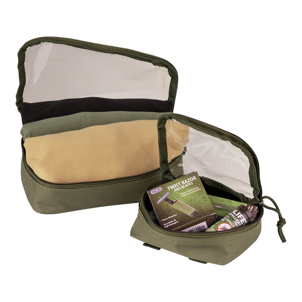MOLLE Organizers set 3pcs transparant