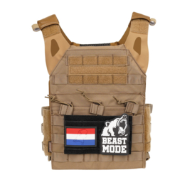 MOLLE Patch/Embleem Paneel Zwart Groot