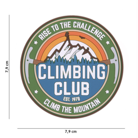 Embleem PVC Climbing Club