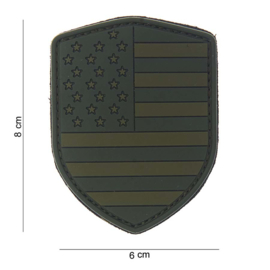 Patch PVC Amerikaanse Vlag Schild