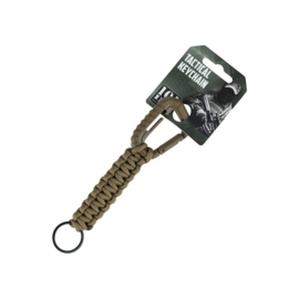 Tactical Paracord sleutelhanger met carabiner