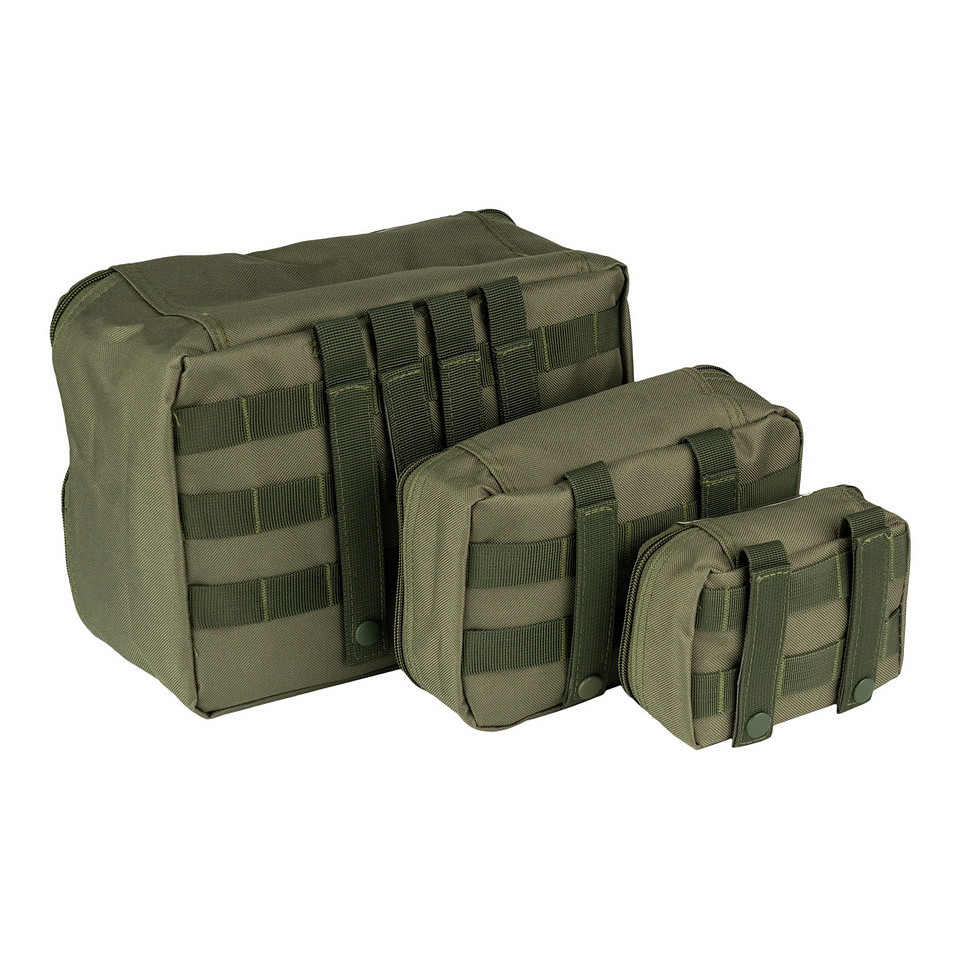 MOLLE Organizers set 3pcs transparant