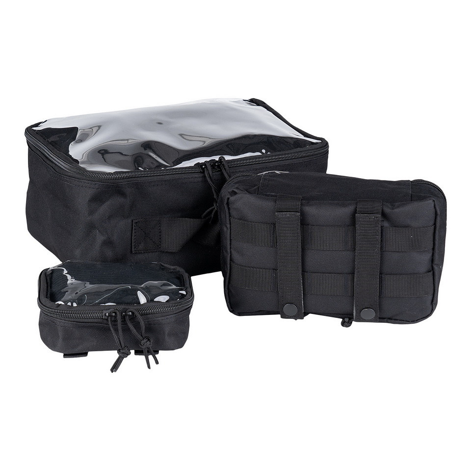 MOLLE Organizers set 3pcs transparant