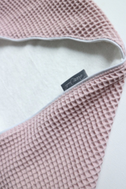 Wikkeldoek Pure Cotton oud roze wafel