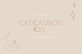 Cadeaubon 25 euro