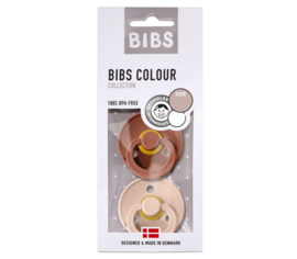 BIBS Set/2 speentjes woodchuck/blush T1