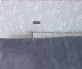 Daily Dream Boxkleed - Grey confetti/Old blue teddy