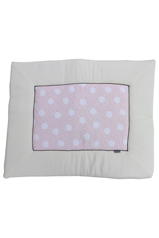 Daily Dream Boxkleed rand - Pink dot/Cream teddy/Wafle