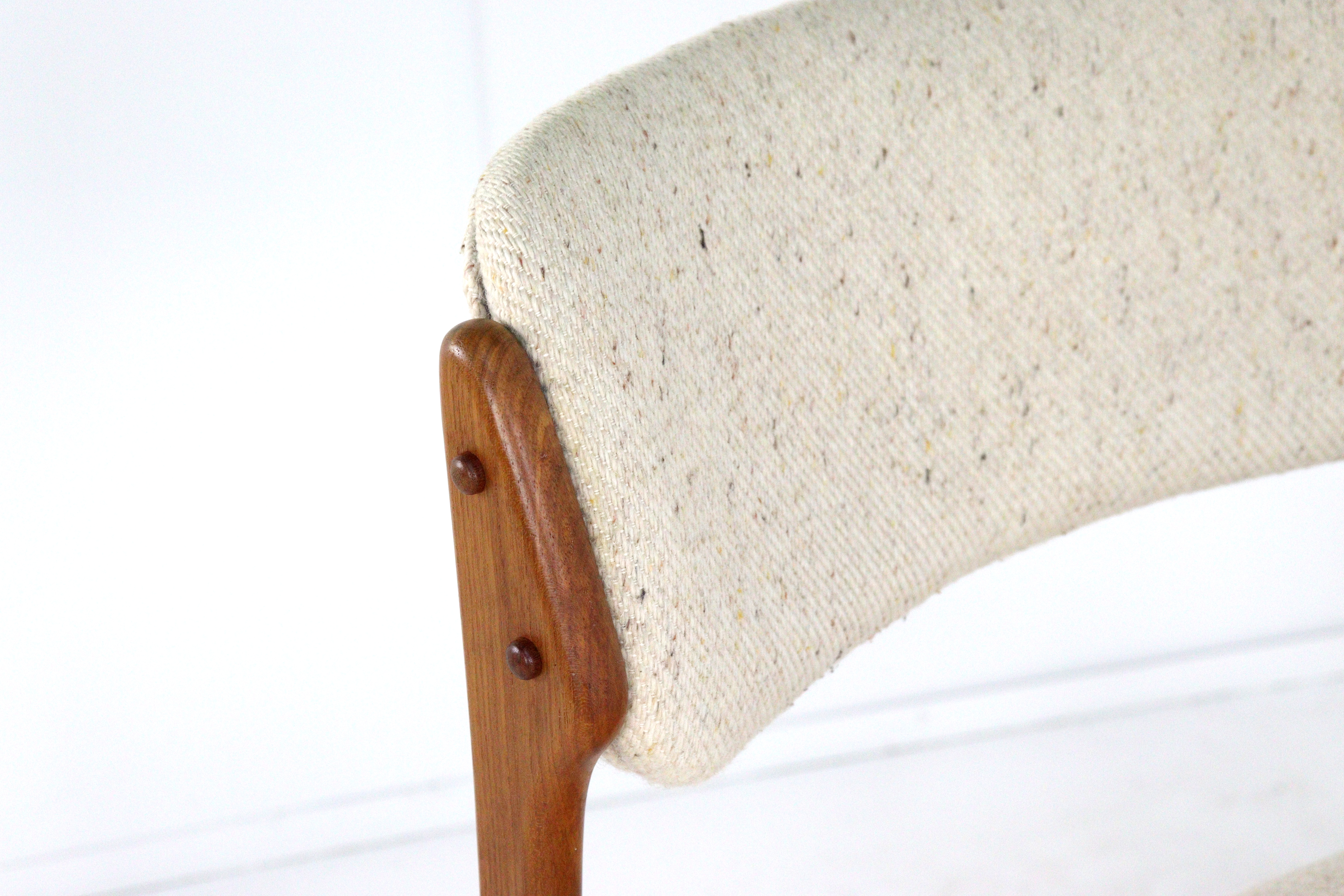Set van 6 Erik Buch stoelen voor O.D. Møbler 'Bur'