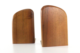 Set Deense houten boekensteunen