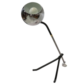 Vintage bureaulamp zilveren bol