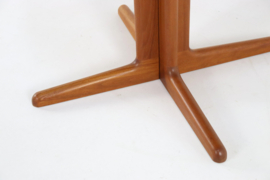 Ronde 2x verlengbare eettafel 'Vorbasse'