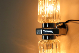 Wandlamp met iceglass