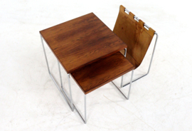 Brabantia nesting tables met lectuurhouder