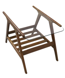 Salontafel met glas "Middelaar"