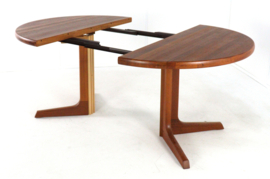 Gudme ronde 2x verlengbare eettafel 'Slumstrup'