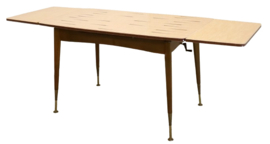 Fifties verstelbare eet- / salontafel 'Driftsethe'