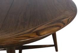 Ronde uitschuifbare tafel 'Oak'