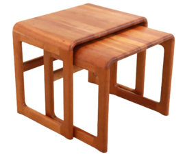 Set van 2 Dyrlund nesting tables 'Skanderburg'