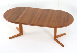 Ronde 2x verlengbare eettafel 'Vorbasse'