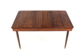 Verlengbare rechthoekige palissander eettafel