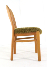 Set van 4 eiken eetkamerstoelen 'Seest'