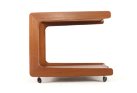 Deens design teak trolley