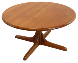 Ronde in hoogte verstelbare eettafel / salontafel 'Madumflud'