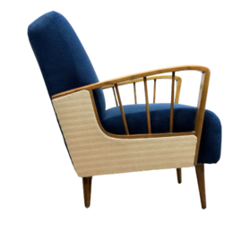 Blauwe fauteuil "Essing"