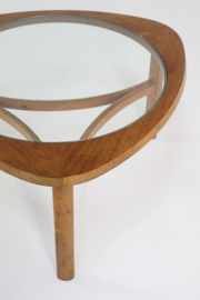 Nathan salontafel met glas 'Tilbury'
