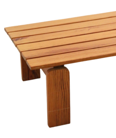 Jaren '70 latten salontafel 'Grootebroek'