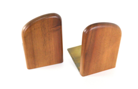 Set Deense houten boekensteunen