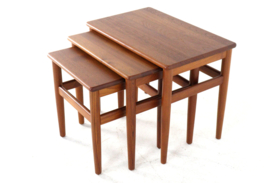 Set van 3 Deense nesting tables
