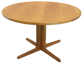 Ronde 2x verlengbare eettafel 'Weide'