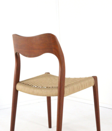 Set van 4 Niels O Möller stoelen model 71
