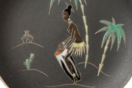 Wandbord Ruscha handarbeit 'Kongo'