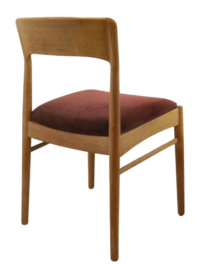 Set van 4 Niels Bach eetkamerstoelen 'Skodborgskov'