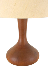 Teak houten tafellamp