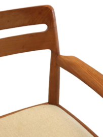Set van 6 H.W. Klein voor Bramin eetkamerstoelen