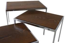 Set nesting tables Pastoe Cees Braakman 'Berkenwoude'
