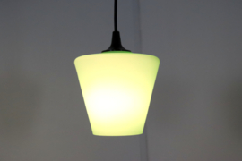 Groene glazen hanglamp