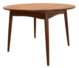 Ronde 1x verlengbare eettafel 'Ottoland'