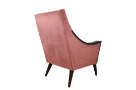 Roze fauteuil "Brussel" ( meerdere aanwezig)