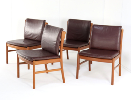 Set van 4 Japanse stoelen van Hita Kogei 'Nikko'