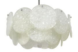 Frosted ice hanglamp 'Medebach'