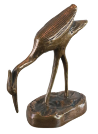 Set van 2 bronzen vogels